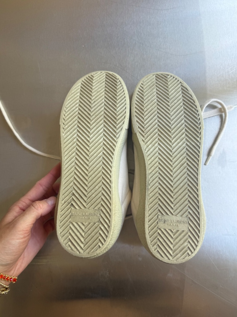 Saint Laurent Embroidered Sneakers - Size 39 - Picture 6 of 6